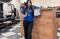 Студентка ІЗДН Дарина Глущенко виборола першість на Чемпіонаті України з пауерліфтингу Фото