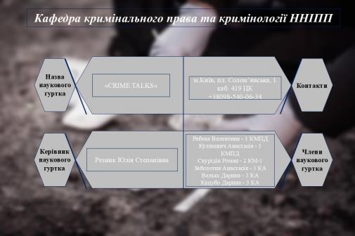 Кафедра кримінального права та кримінології Кафедра кримінального права та кримінології